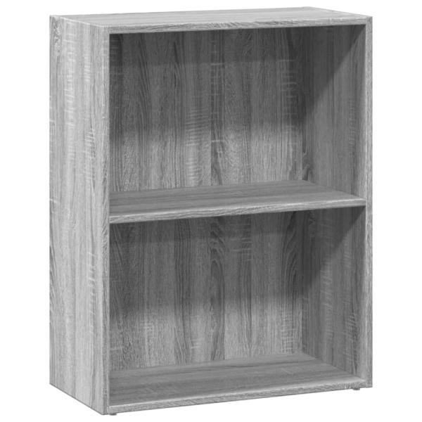 B?cherregal Grau Sonoma 60x30x77 cm Holzwerkstoff