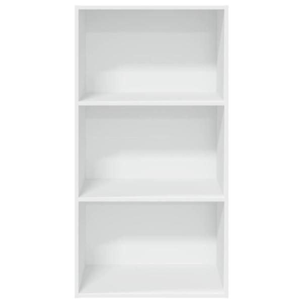 B?cherregal Wei? 60x30x114 cm Holzwerkstoff