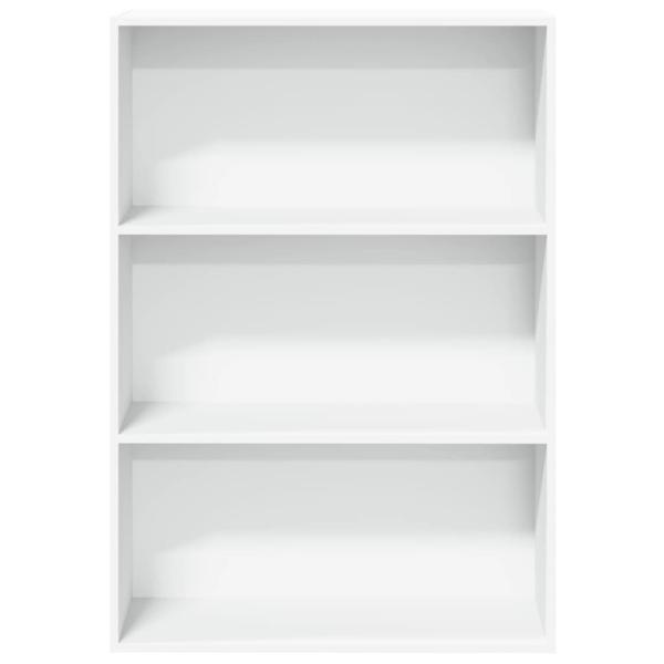 B?cherregal Wei? 80x30x114 cm Holzwerkstoff