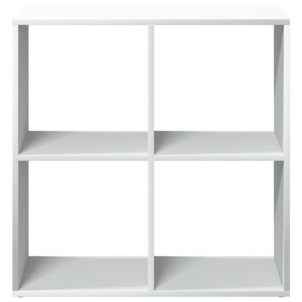 Raumteiler Bücherregal Weiß 69,5 x 29 x 69,5 cm Holzwerkstoff
