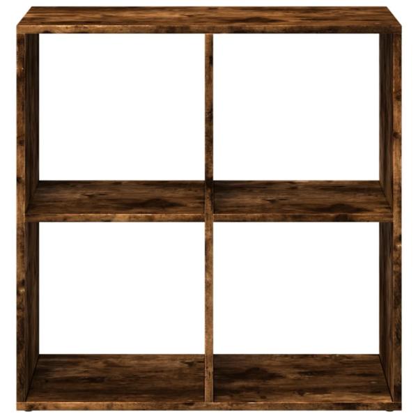 Raumteiler-B?cherregal R?uchereiche 69,5x29x69,5 cm