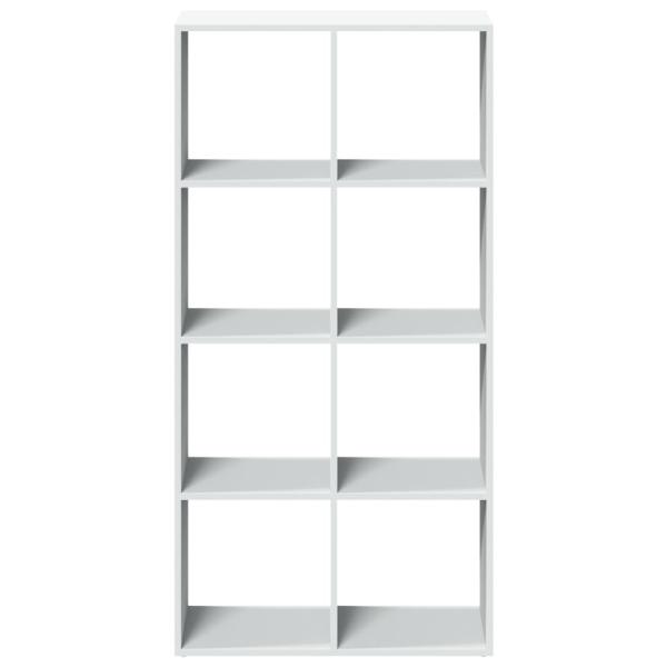 Raumteiler Bücherregal Weiß 69,5 x 29 x 137,5 cm Holzwerkstoff