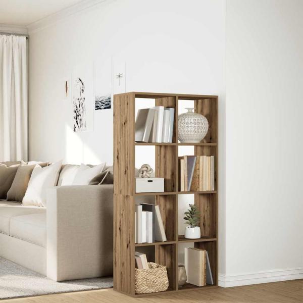 Raumteiler-Bücherregal Artisan-Eiche 69,5x29x137,5 cm