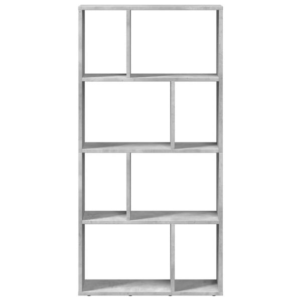 Bücherregal Betongrau 60x20x120,5 cm Holzwerkstoff