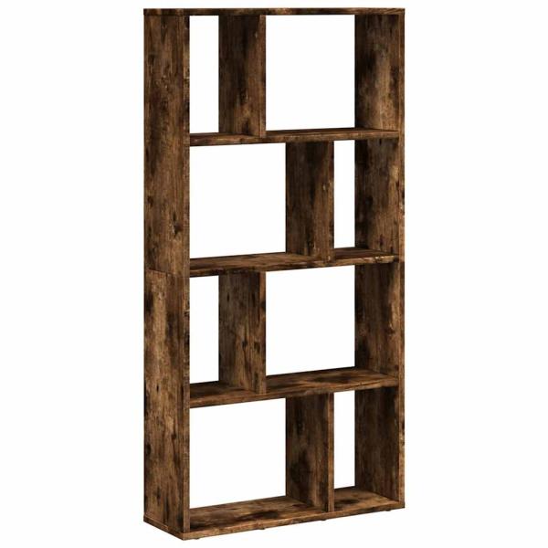 Bücherregal Räuchereiche 60x20x120,5 cm Holzwerkstoff