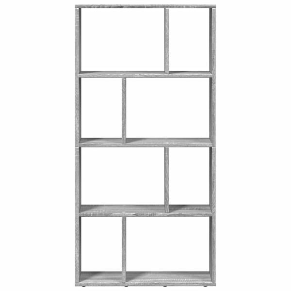 Bücherregal Grau Sonoma 60x20x120,5 cm Holzwerkstoff