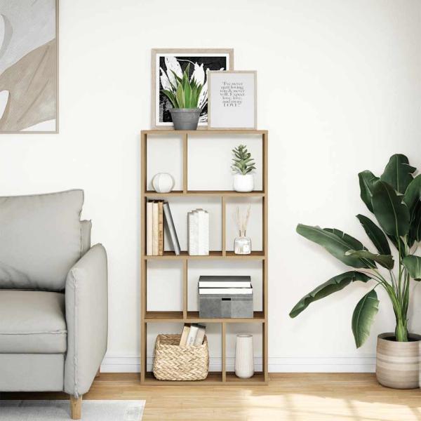 Bücherregal Artisan-Eiche 60x20x120,5 cm Holzwerkstoff