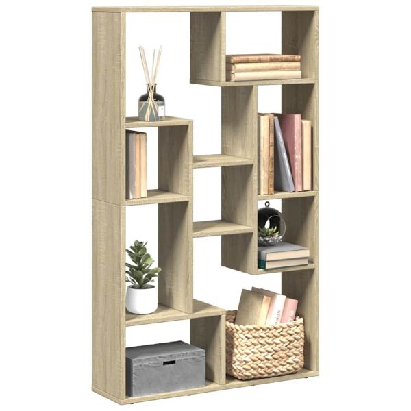 ARDEBO.de - Bücherregal Sonoma-Eiche 72x20x120,5 cm Holzwerkstoff