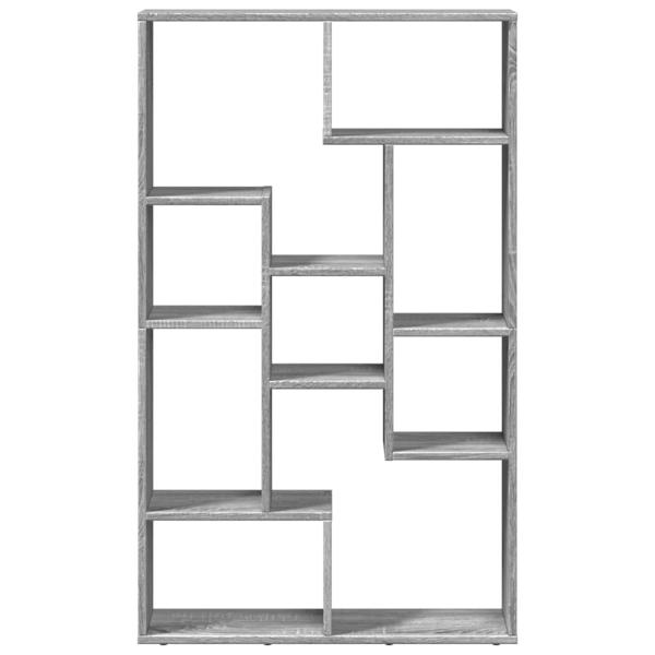 Bücherregal Grau Sonoma 72x20x120,5 cm Holzwerkstoff
