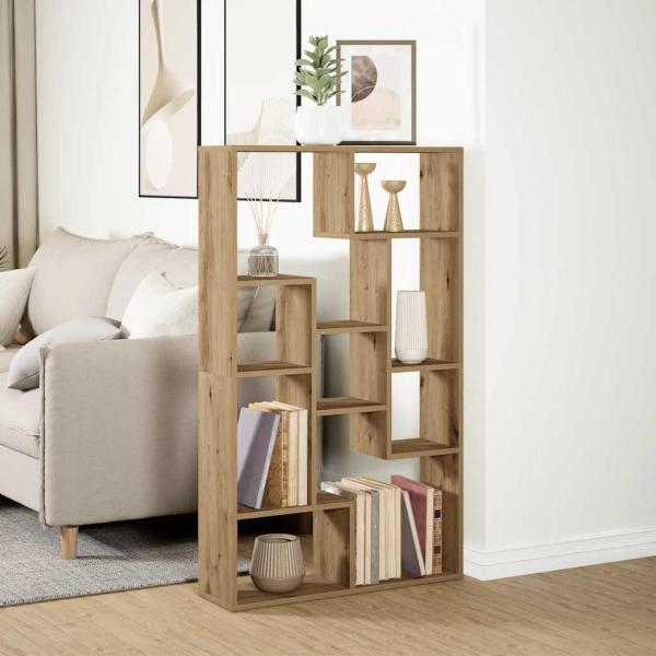 Bücherregal Artisan-Eiche 72x20x120,5 cm Holzwerkstoff
