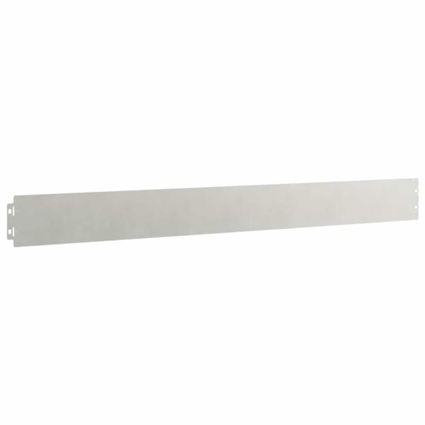 Raseneinfassung 50 Stk. 10 x 103 cm Edelstahl Silber