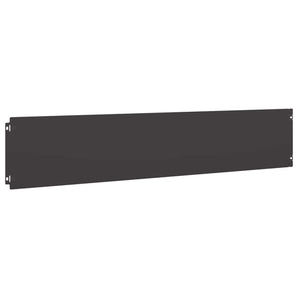 Rasenkanten 10 Stk. Schwarz 20x103 cm Kaltgewalzter Stahl