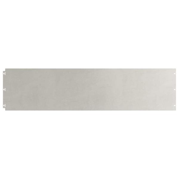 Rasenkanten 10 Stk. 25x103 cm Edelstahl