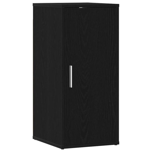 Schuhschrank Schwarz Eichen-Optik 32x35x70 cm Holzwerkstoff