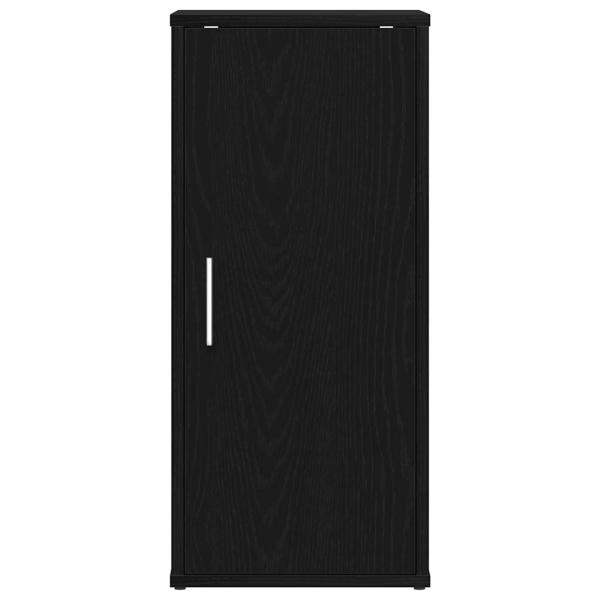 Schuhschrank Schwarz Eichen-Optik 32x35x70 cm Holzwerkstoff