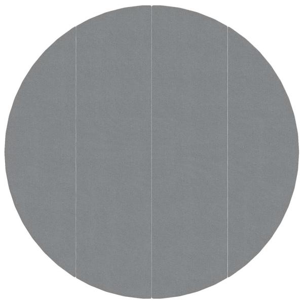 Pool-Bodentuch Hellgrau Ø428 cm Polyester Geotextil
