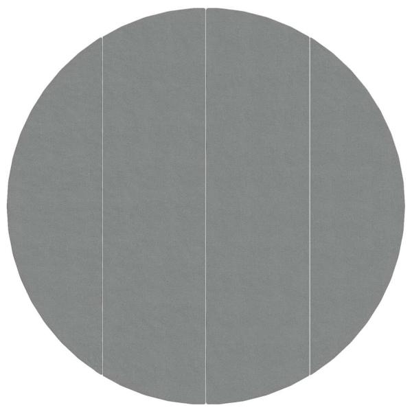 Bodenfolie für Pools Ø 500 cm (1 mm) Vliesstoff Hellgrau