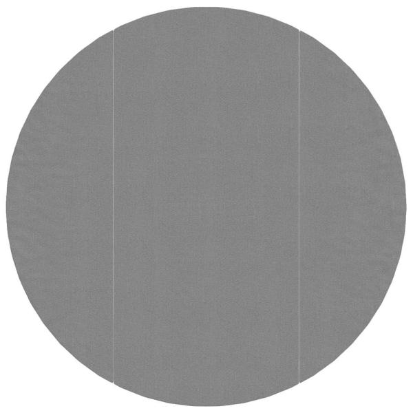 Pool-Bodentuch Hellgrau Ø306 cm Polyester Geotextil