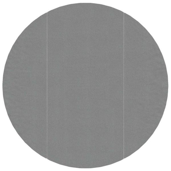 Pool-Bodentuch Hellgrau Ø366 cm Polyester Geotextil