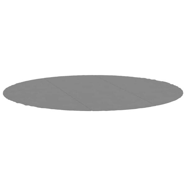 Pool-Bodentuch Hellgrau Ø396 cm Polyester Geotextil