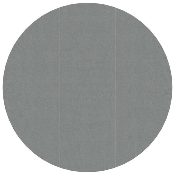 Pool-Bodentuch Hellgrau Ø396 cm Polyester Geotextil