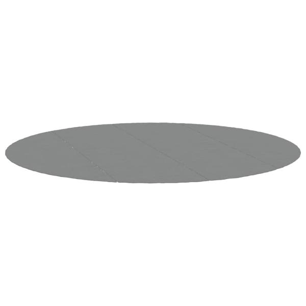 Pool-Bodentuch Hellgrau Ø428 cm Polyester Geotextil