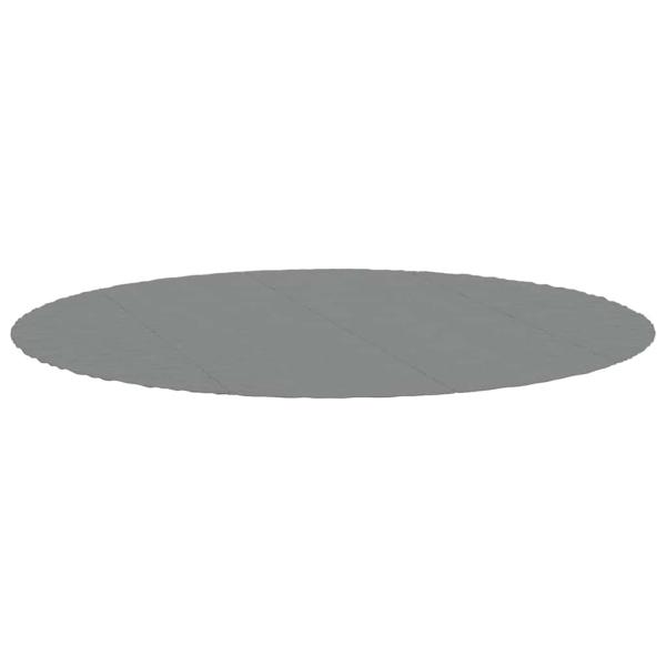 Pool-Bodentuch Hellgrau Ø458 cm Polyester Geotextil