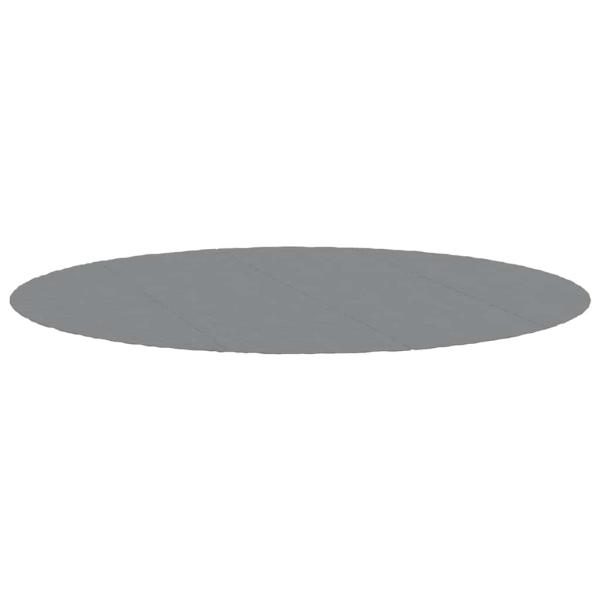Pool-Bodentuch Hellgrau Ø500 cm Polyester Geotextil