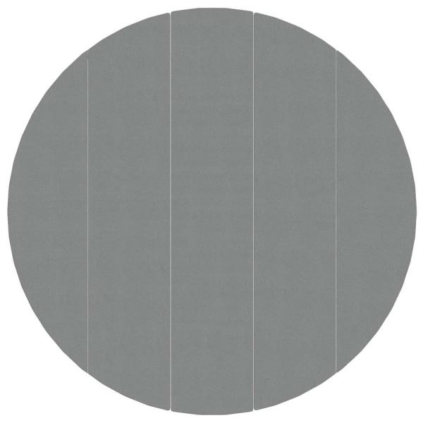 Pool-Bodentuch Hellgrau Ø550 cm Polyester Geotextil