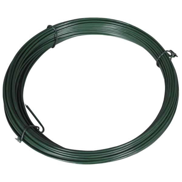 ARDEBO.de - Zaun-Bindedraht 25 m 1,4/2 mm Stahl Grün