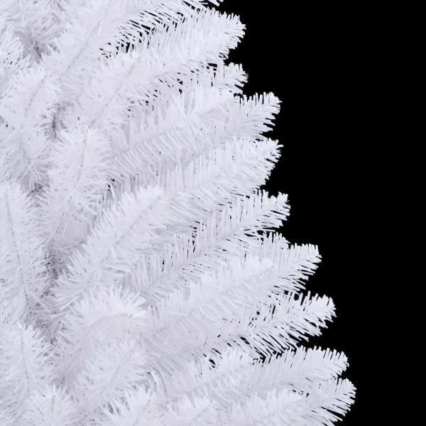 Künstlicher Weihnachtsbaum Weiß 68 x 68 x 120 cm PVC und Metall