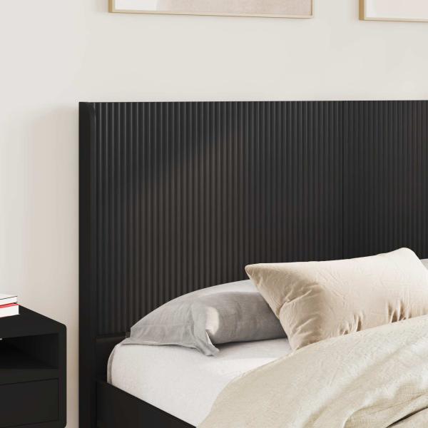 Bettgestell mit Stauraum und Kopfteil Schwarz 120 x 200 cm