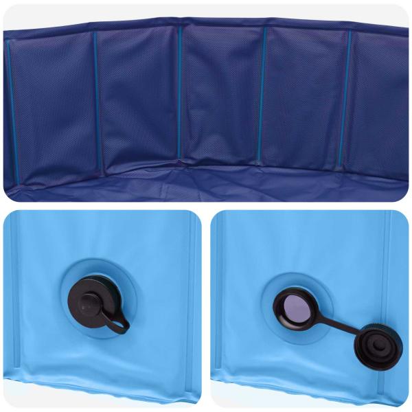 Kinder Schwimmbecken Ø300 x 38 cm Rund für Kind für Blau