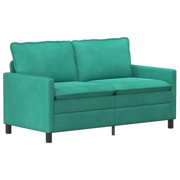 Sofa Set 2 stk. Türkis Samt