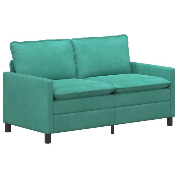 Sofa Set 2 stk. Türkis Samt