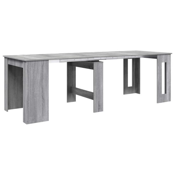 Esstisch 240 x 85 x 75 cm Holzwerkstoff Grau Sonoma