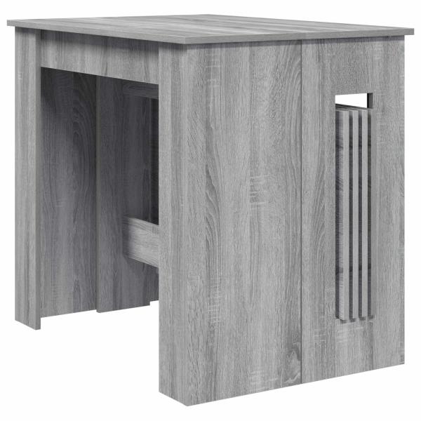 Esstisch 240 x 85 x 75 cm Holzwerkstoff Grau Sonoma