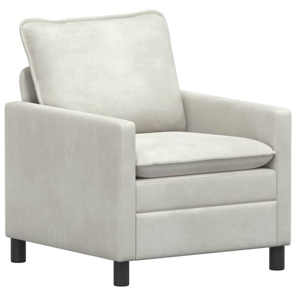 Sofa Creme 76 x 81 x 87,5 cm Samt
