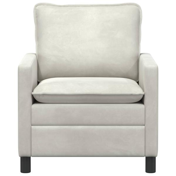 Sofa Creme 76 x 81 x 87,5 cm Samt