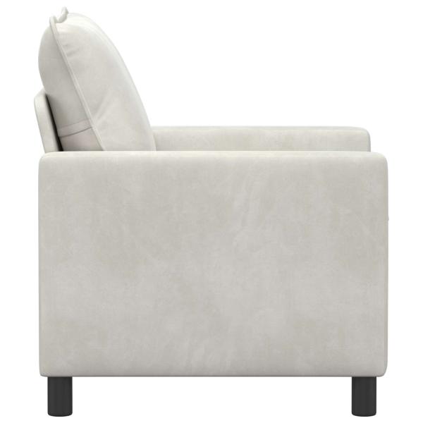 Sofa Creme 76 x 81 x 87,5 cm Samt