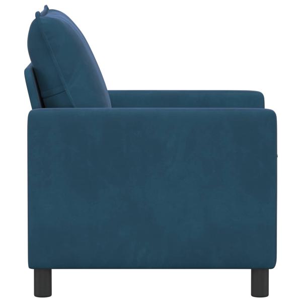 Sofa Blau 76 x 81 x 87,5 cm Samt