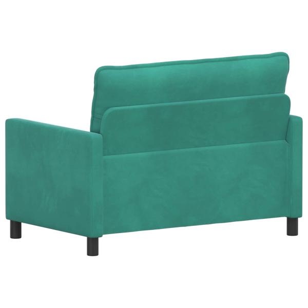 Sofa Türkis 126 x 81 x 87,5 cm Samt