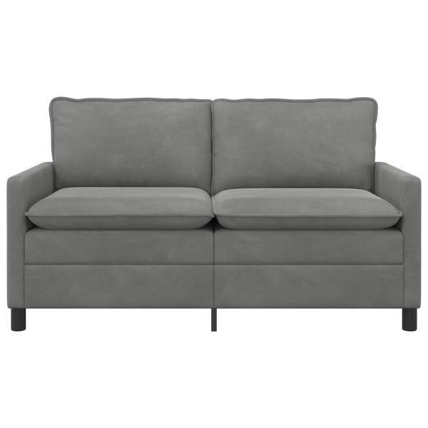 Sofa Dunkelgrau 156 x 81 x 87,5 cm Samt