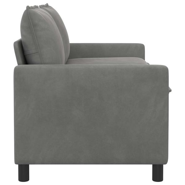 Sofa Dunkelgrau 156 x 81 x 87,5 cm Samt