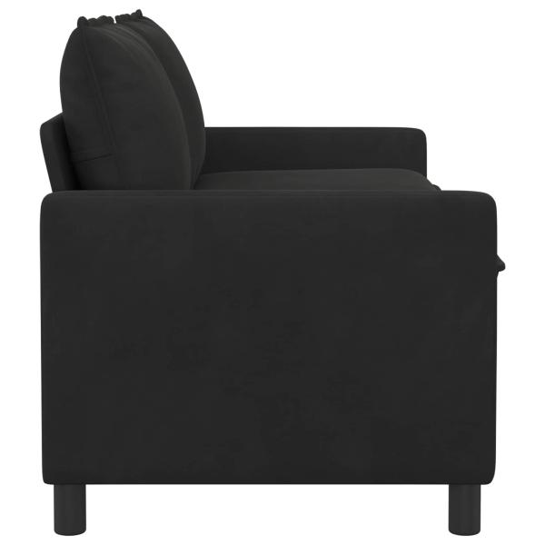Sofa Schwarz 156 x 81 x 87,5 cm Samt