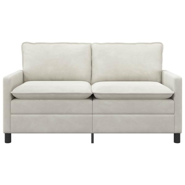 Sofa Creme 156 x 81 x 87,5 cm Samt