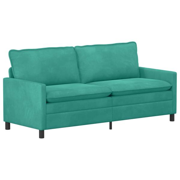 Sofa Türkis 196 x 81 x 87,5 cm Samt