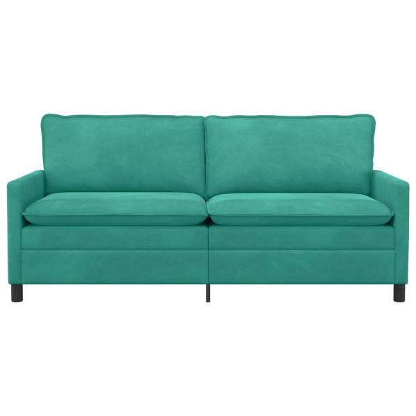 Sofa Türkis 196 x 81 x 87,5 cm Samt