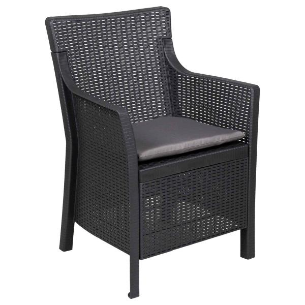 Sessel Anthrazit PP