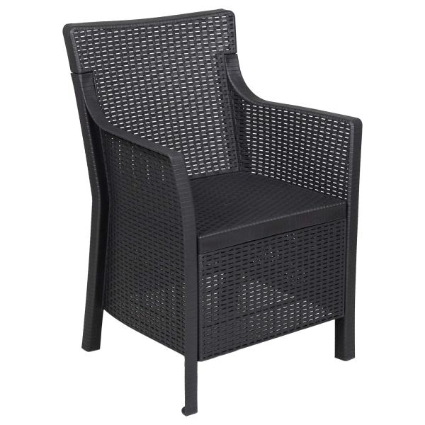 Sessel Anthrazit PP